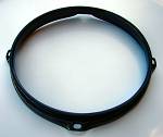 Black Powder Coated 8 Inch 4 Lug Batter Hoop
